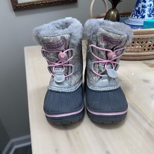 Magellan Toddler Waterproof Cheetah Pac Duck Winter Boots